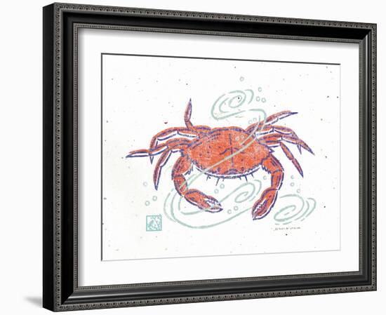 Rustic Crab-Sudi Mccollum-Framed Art Print