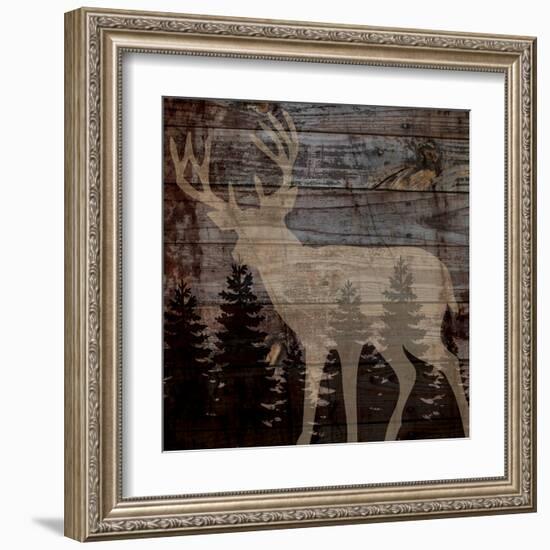 Rustic Deer-Piper Ballantyne-Framed Art Print