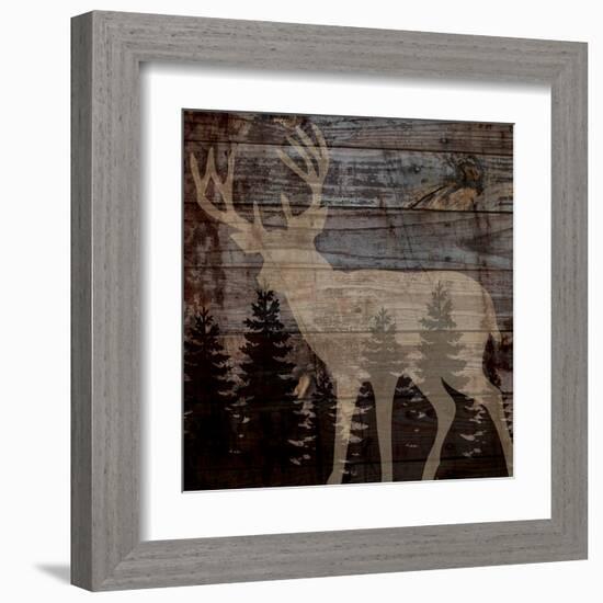 Rustic Deer-Piper Ballantyne-Framed Art Print