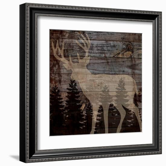 Rustic Deer-Piper Ballantyne-Framed Art Print