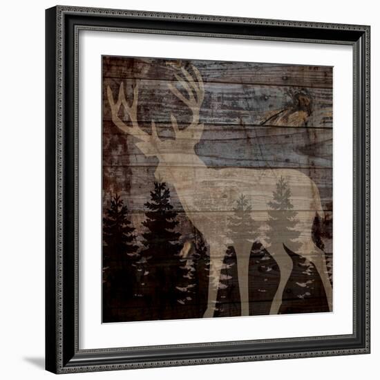 Rustic Deer-Piper Ballantyne-Framed Art Print