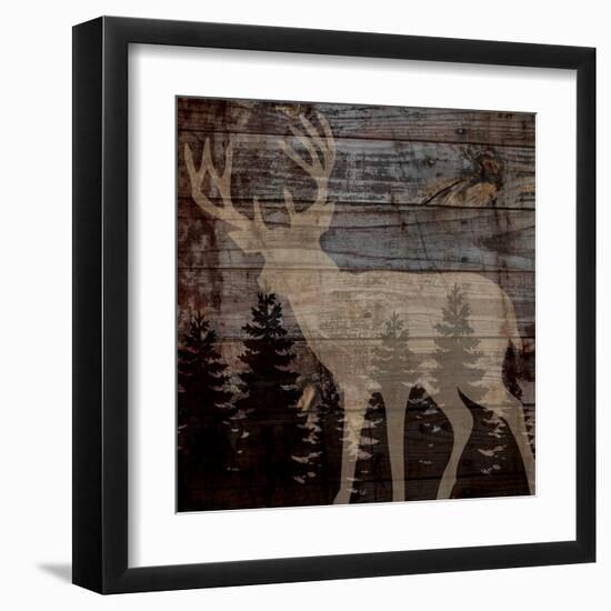 Rustic Deer-Piper Ballantyne-Framed Art Print