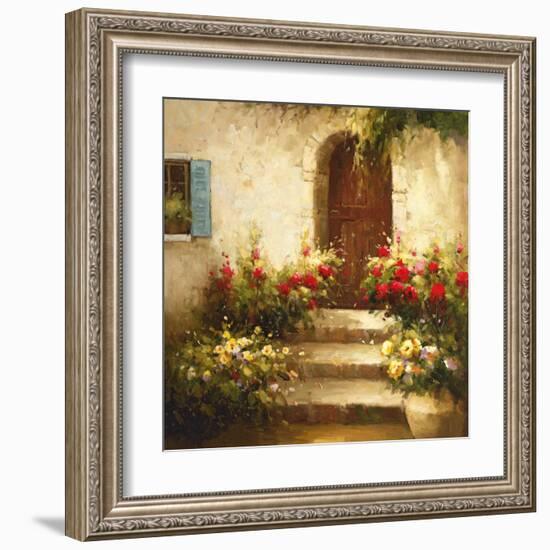 Rustic Doorway I-David Lakewood-Framed Art Print