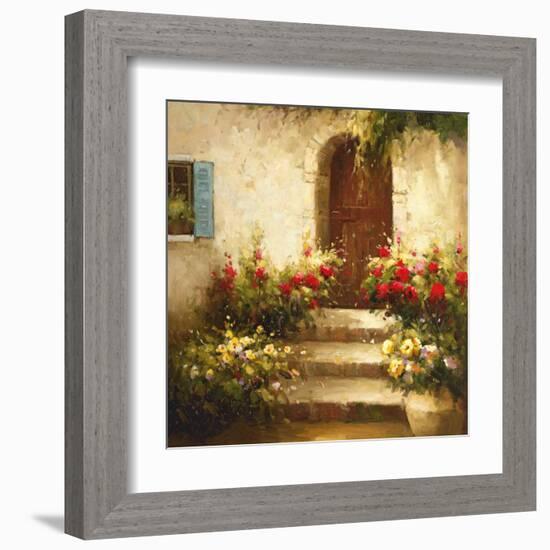 Rustic Doorway I-David Lakewood-Framed Art Print