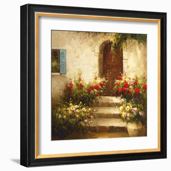 Rustic Doorway I-David Lakewood-Framed Art Print