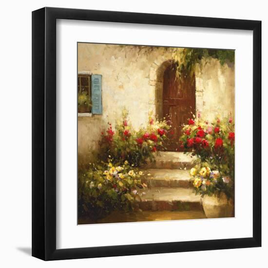 Rustic Doorway I-David Lakewood-Framed Art Print