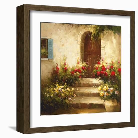 Rustic Doorway I-David Lakewood-Framed Art Print