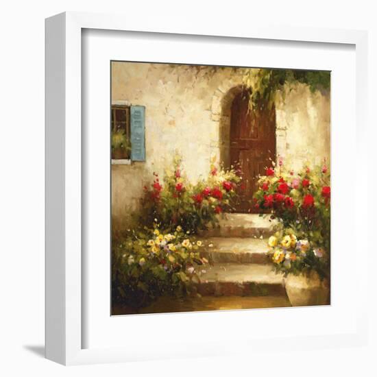 Rustic Doorway I-David Lakewood-Framed Art Print