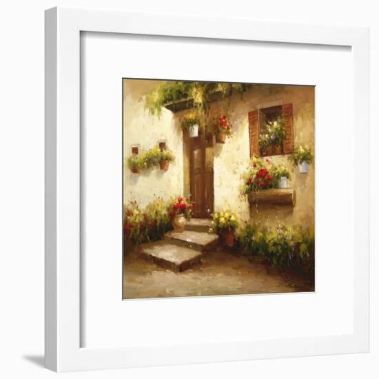 Rustic Doorway II-David Lakewood-Framed Art Print