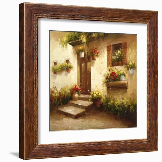 Rustic Doorway II-David Lakewood-Framed Art Print