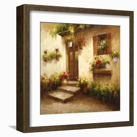 Rustic Doorway II-David Lakewood-Framed Art Print