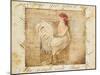 Rustic Farmhouse Rooster I-Kimberly Poloson-Mounted Art Print