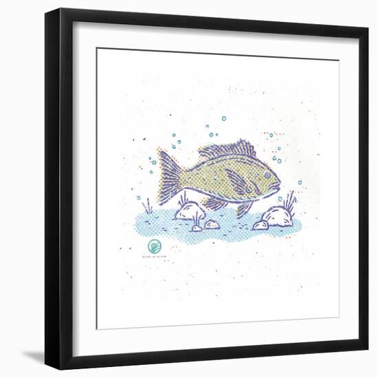 Rustic Fish I-Sudi Mccollum-Framed Art Print