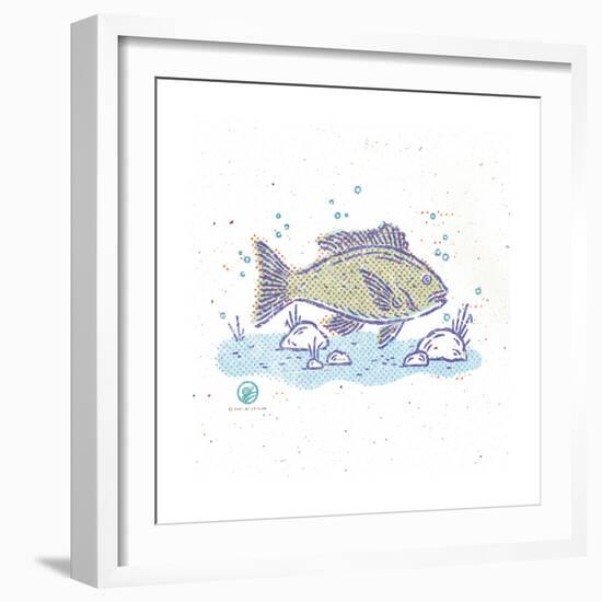 Rustic Fish I-Sudi Mccollum-Framed Art Print