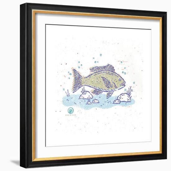 Rustic Fish I-Sudi Mccollum-Framed Art Print