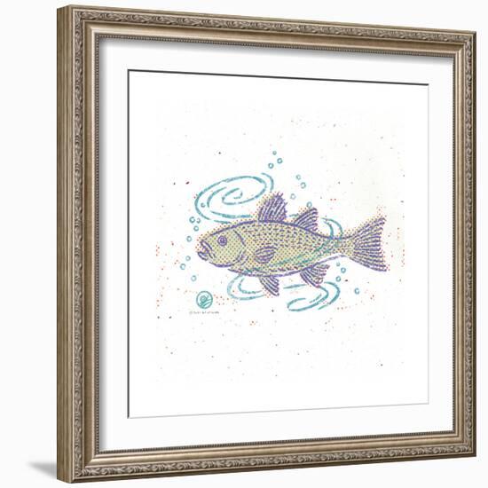 Rustic Fish II-Sudi Mccollum-Framed Art Print