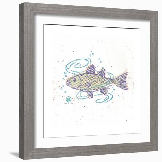 Rustic Fish II-Sudi Mccollum-Framed Art Print