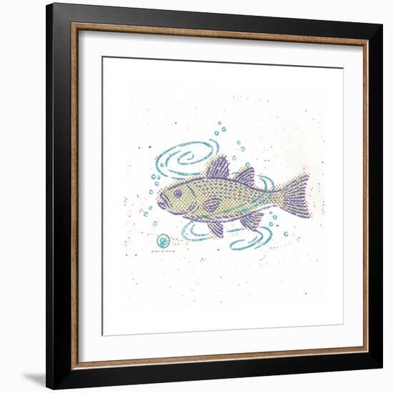 Rustic Fish II-Sudi Mccollum-Framed Art Print