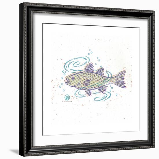Rustic Fish II-Sudi Mccollum-Framed Art Print
