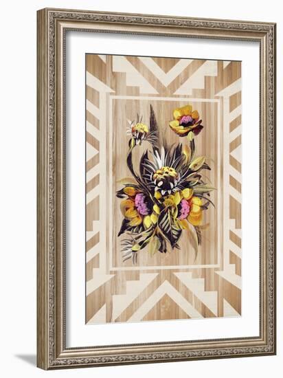 Rustic Flowers-null-Framed Art Print