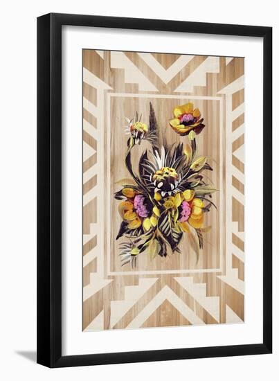 Rustic Flowers-null-Framed Art Print