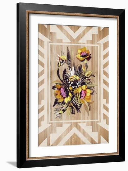 Rustic Flowers-null-Framed Art Print