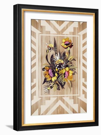 Rustic Flowers-null-Framed Art Print