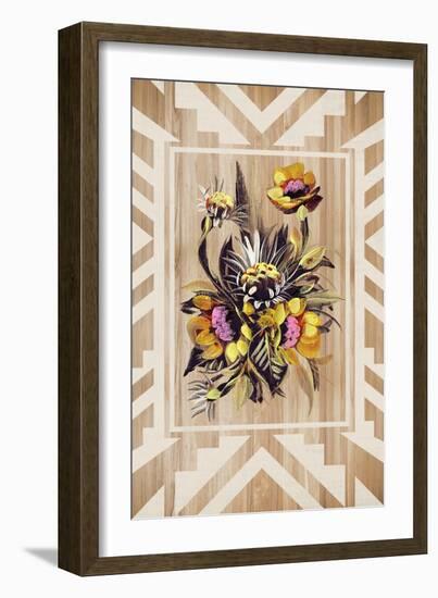 Rustic Flowers-null-Framed Premium Giclee Print