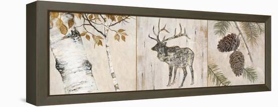 Rustic Forest Panel-Arnie Fisk-Framed Stretched Canvas