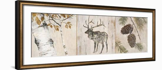 Rustic Forest Panel-Arnie Fisk-Framed Art Print