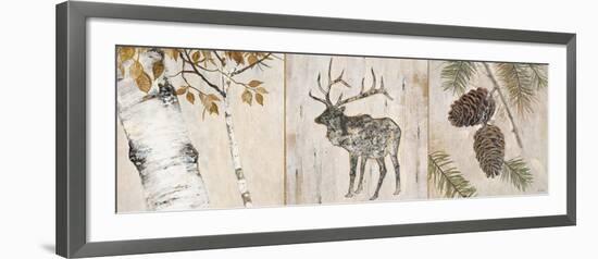 Rustic Forest Panel-Arnie Fisk-Framed Art Print