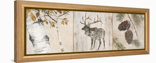 Rustic Forest Panel-Arnie Fisk-Framed Stretched Canvas