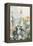 Rustic Garden Neutral V-Danhui Nai-Framed Stretched Canvas