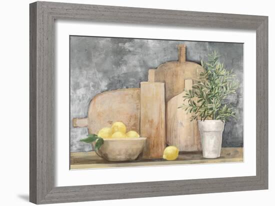 Rustic Kitchen Gray-Julia Purinton-Framed Art Print