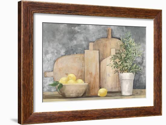 Rustic Kitchen Gray-Julia Purinton-Framed Art Print