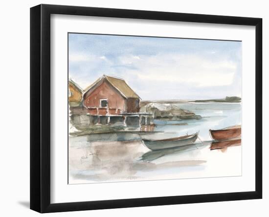 Rustic Lakehouse I-Ethan Harper-Framed Art Print