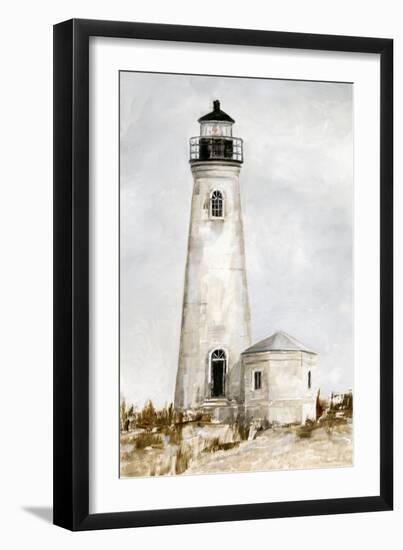 Rustic Lighthouse I-Ethan Harper-Framed Art Print