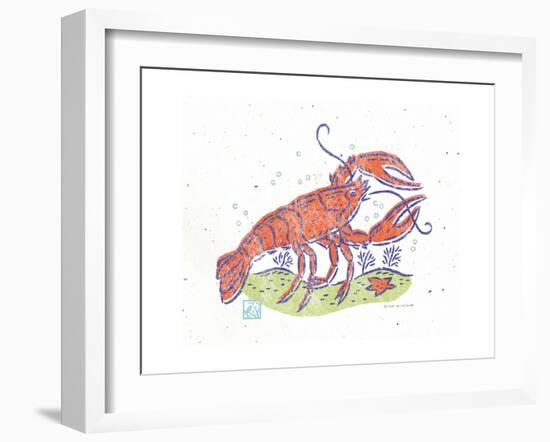 Rustic Lobster-Sudi Mccollum-Framed Premium Giclee Print