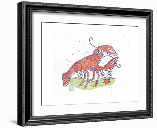 Rustic Lobster-Sudi Mccollum-Framed Premium Giclee Print