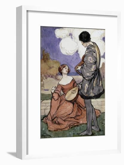 Rustic Music-Byam Shaw-Framed Giclee Print