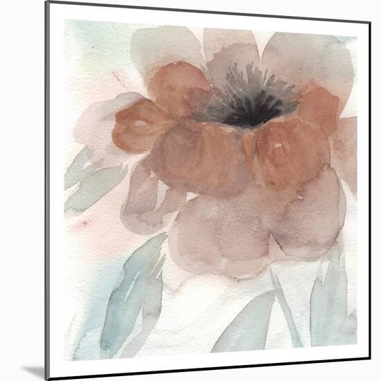 Rustic Peony I-Beverly Dyer-Mounted Art Print