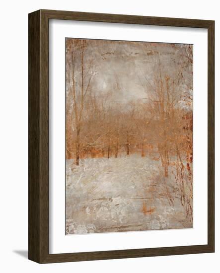 Rustic Poplars-Matina Theodosiou-Framed Art Print