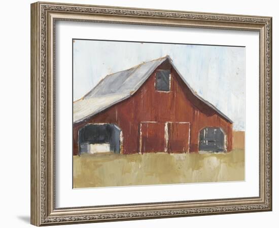 Rustic Red Barn I-Ethan Harper-Framed Art Print