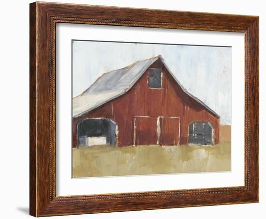 Rustic Red Barn I-Ethan Harper-Framed Art Print