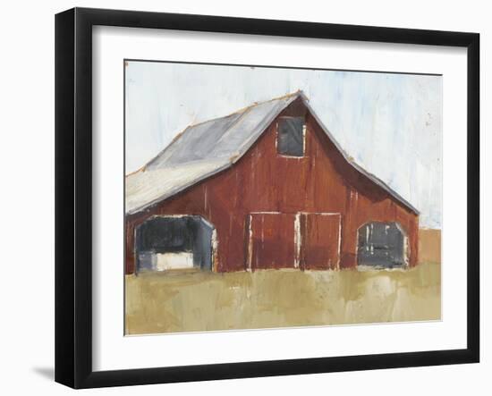 Rustic Red Barn I-Ethan Harper-Framed Art Print