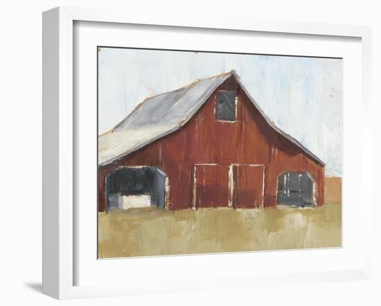 Rustic Red Barn I-Ethan Harper-Framed Art Print