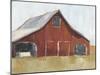 Rustic Red Barn I-Ethan Harper-Mounted Art Print