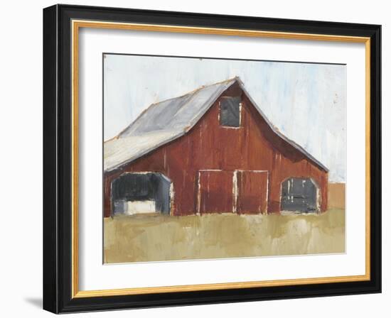 Rustic Red Barn I-Ethan Harper-Framed Art Print