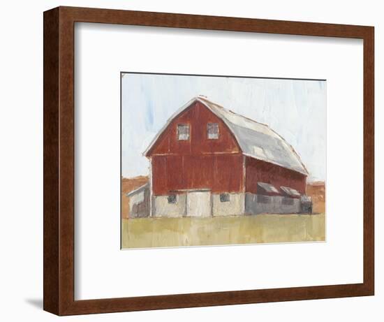 Rustic Red Barn II-Ethan Harper-Framed Art Print