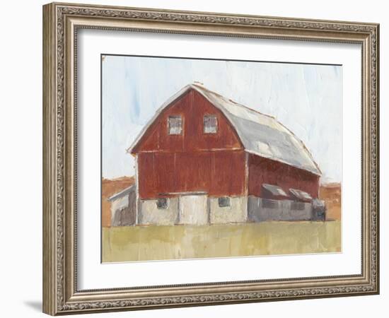 Rustic Red Barn II-Ethan Harper-Framed Art Print